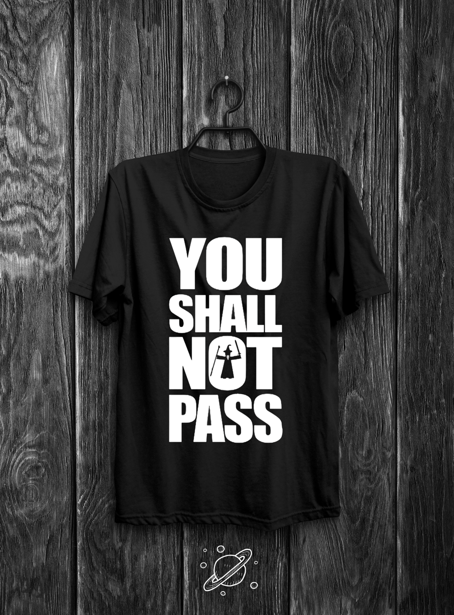 Nome do produto: You shall not pass