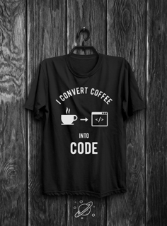 Nome do produtoI convert coffee into code