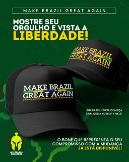 Nome do produtoBoné Make Brazil Great Again *EDIÇÃO LIMITADA