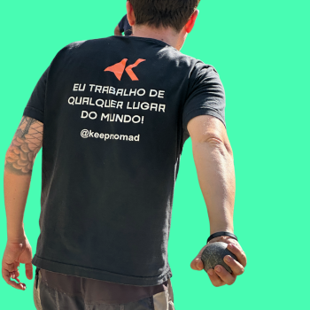 Nome do produto: Eu trabalho de qualquer lugar do mundo