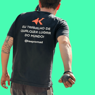 Eu trabalho de qualquer lugar do mundo