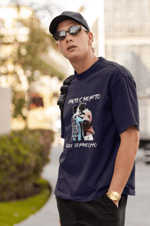 Nome do produto Camiseta Antes Morto Que Vermelho - Estampa Clara