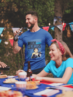 Nome do produto Camiseta Joguem Como Bebemos