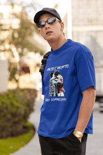 Nome do produto Camiseta Antes Morto Que Vermelho - Estampa Clara