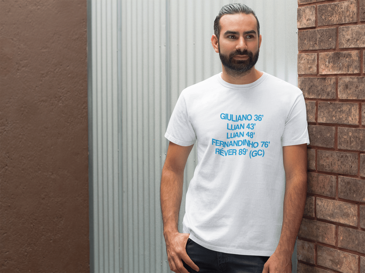 Nome do produto: Camiseta Grenal 407 - Estampa Azul