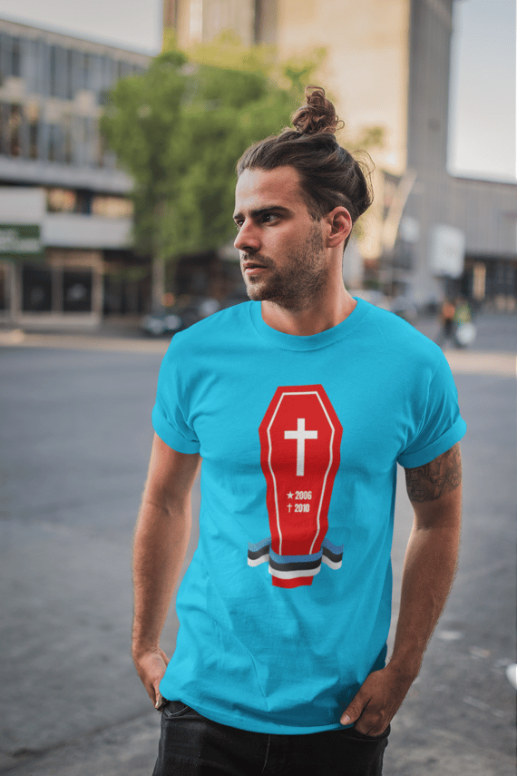 Camiseta Caixão Vermelho