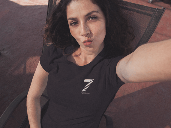 Baby Look 7 Renato - Estampa Branca