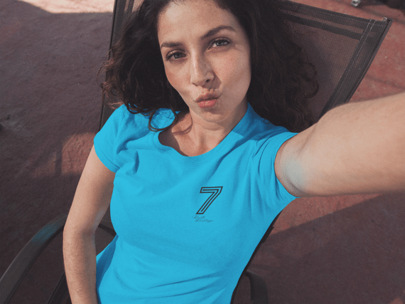 Baby Look 7 Renato - Estampa Preta