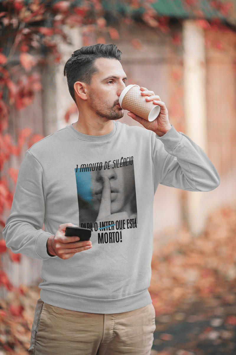 Nome do produto: Moletom 1 minuto de silêncio 