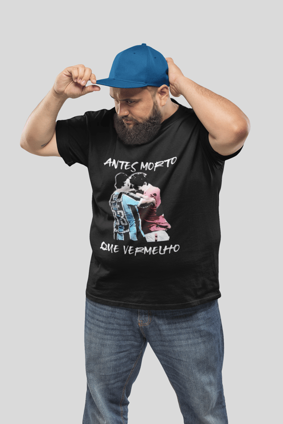 Antes Morto Que Vermelho Plus Size - Estampa Clara