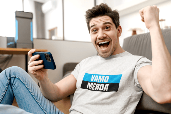 Camiseta Vamo Merda