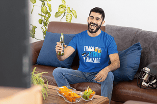 Nome do produto Camiseta Trago Alento y Amizade - Escura