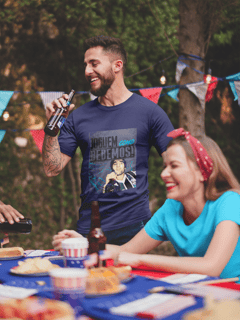 Nome do produto Camiseta Joguem Como Bebemos