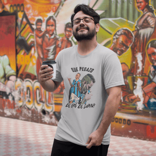 Nome do produto Camiseta Que Pedazo de Gol - Estampa Escura
