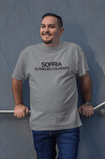 Nome do produto Sorria, tu não és colorado! Plus Size