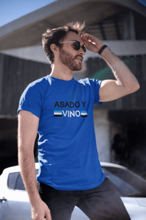 Camiseta Asado y Vino