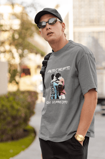 Nome do produto Camiseta Antes Morto Que Vermelho - Estampa Clara