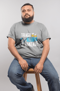 Nome do produto Trago Alento y Amizade Plus Size - Escura