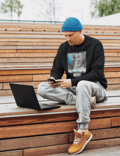 Moletom 1 minuto de silêncio - Preto