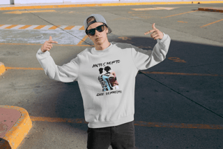 Nome do produto Moletom Antes Morto Que Vermelho