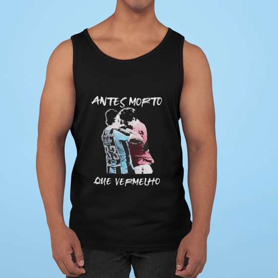 Regata Antes Morto Que Vermelho - Preta