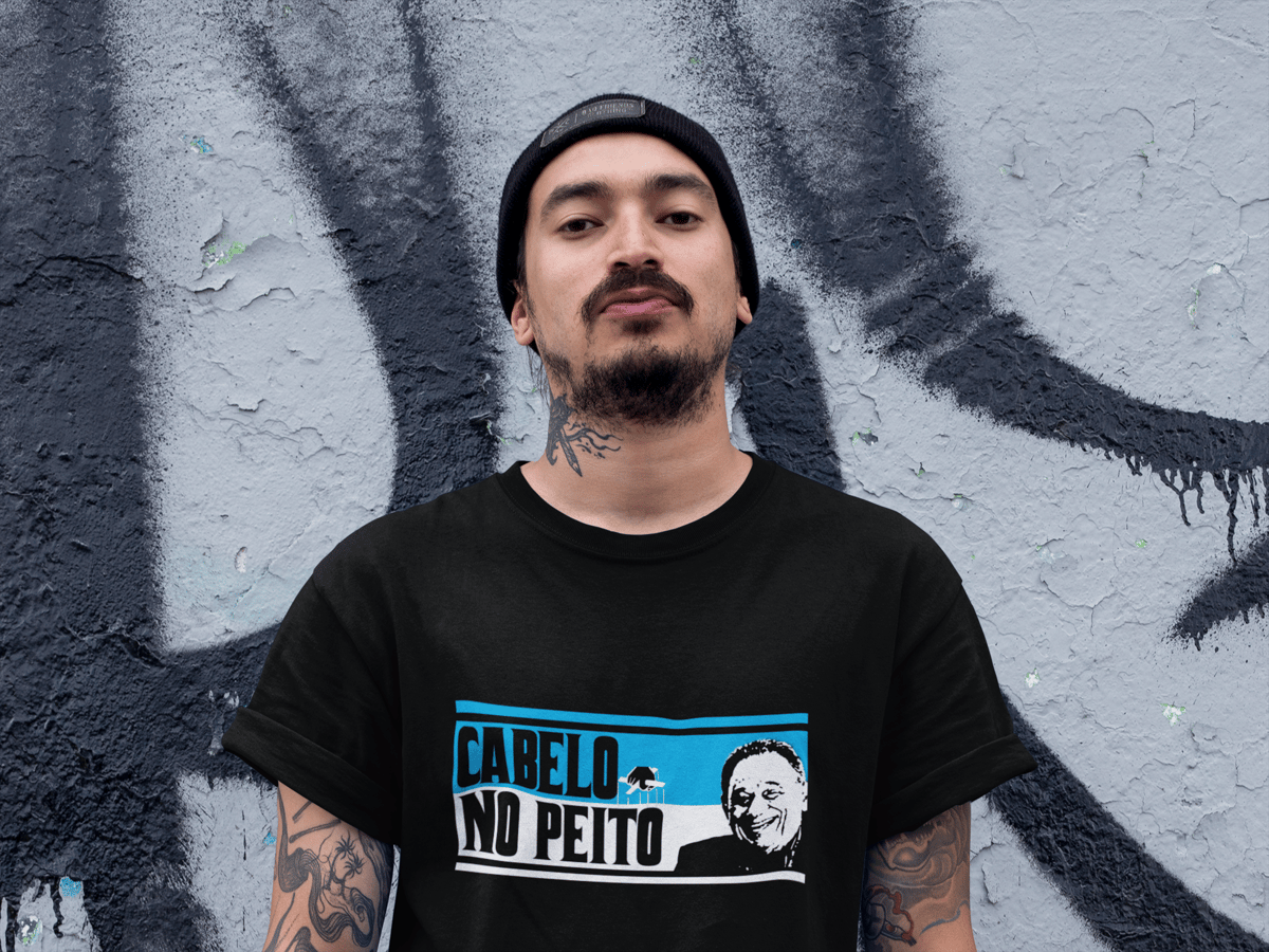 Nome do produto: Camiseta Cabelo no Peito