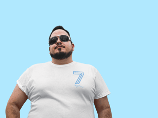 Nome do produto 7 Renato Plus Size - Estampa Azul