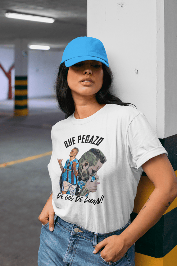 Baby Look Que Pedazo de Gol - Estampa Escura