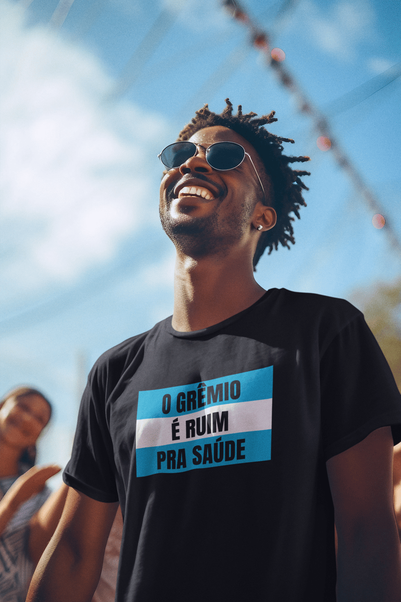 Nome do produto: Camiseta É Ruim Pra Saúde