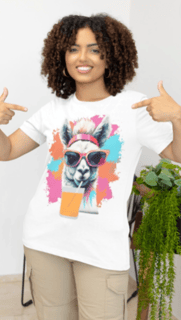 Nome do produto Camiseta - Cool Lhama