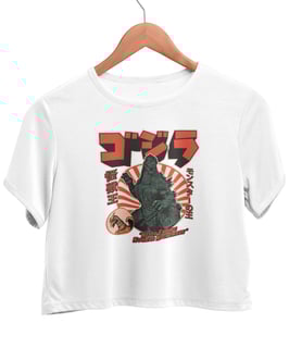 Nome do produto Cropped Printfull King of Kaiju