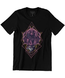 Nome do produto Camiseta Printfull Purple Tiger
