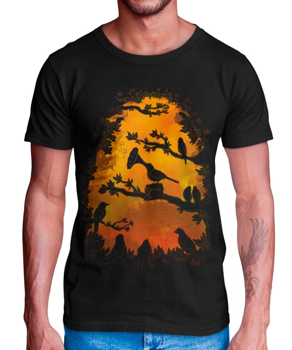 Camiseta Prime Printfull A Birds Song