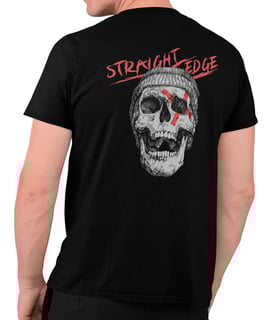 Nome do produto Camiseta Printfull Skull Straight Edge