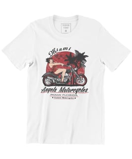 Camiseta Printfull Angels Motorcycles