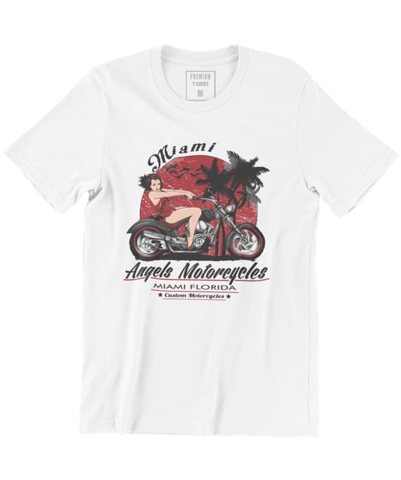 Camiseta Printfull Angels Motorcycles