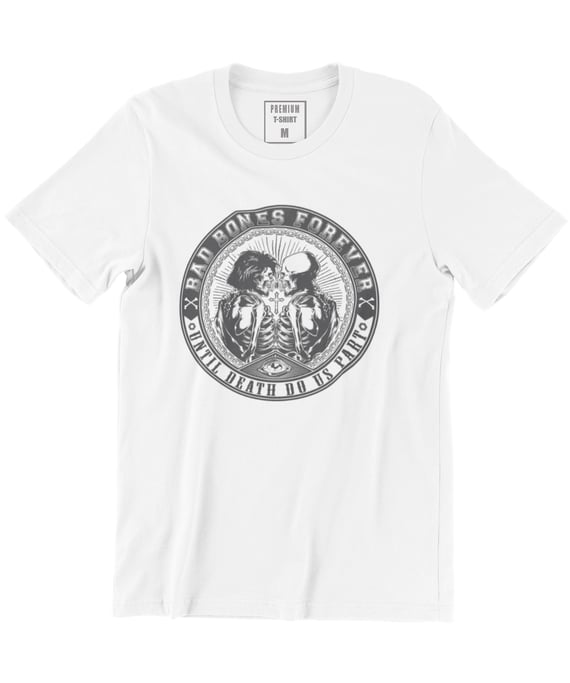 Camiseta Printfull Bad bones forever