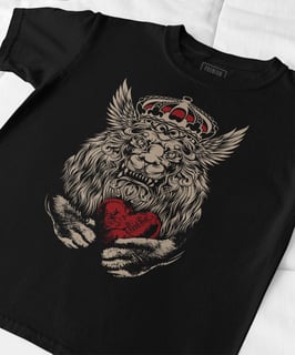Nome do produto Camiseta Printfull King Lion