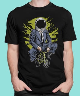 Nome do produto Camiseta Printfull Bike To The Moon