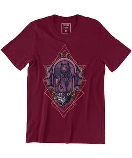 Nome do produto Camiseta Printfull Purple Tiger