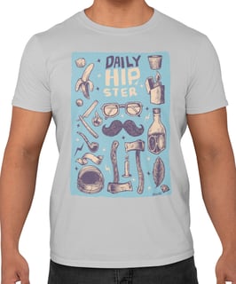 Camiseta Printfull Daily Hipster