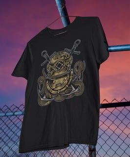 Nome do produto Camiseta Printfull Diver Octopus