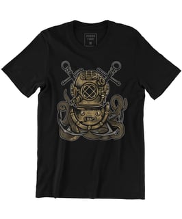 Nome do produto Camiseta Printfull Diver Octopus