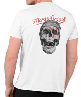 Nome do produto Camiseta Printfull Skull Straight Edge