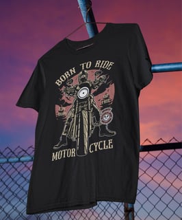 Nome do produto Camiseta Printfull Born To Ride