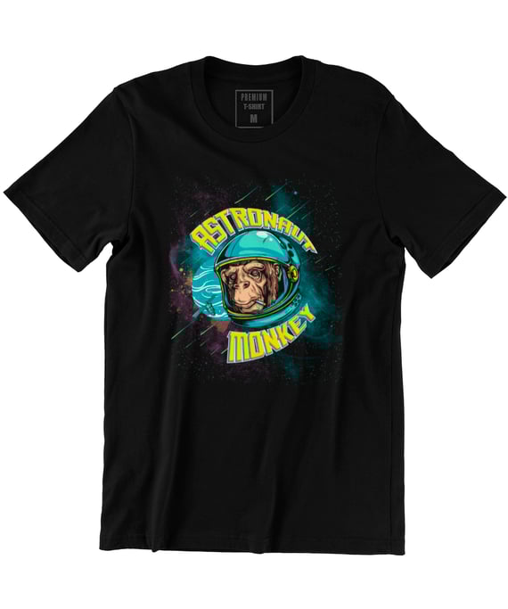 Camiseta Printfull Astronaut Monkey
