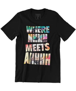 Nome do produto Camiseta Printfull Where mmm meets ahhh