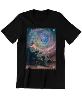 Nome do produto Camiseta Prime Printfull Tesla the magician