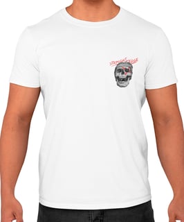 Nome do produto Camiseta Printfull Skull Straight Edge
