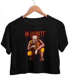 Nome do produto Cropped Printfull I'm Lovin It